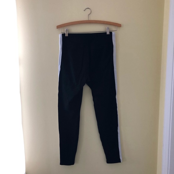 Express Black Leggings with White Stripe - Picture 4 of 6